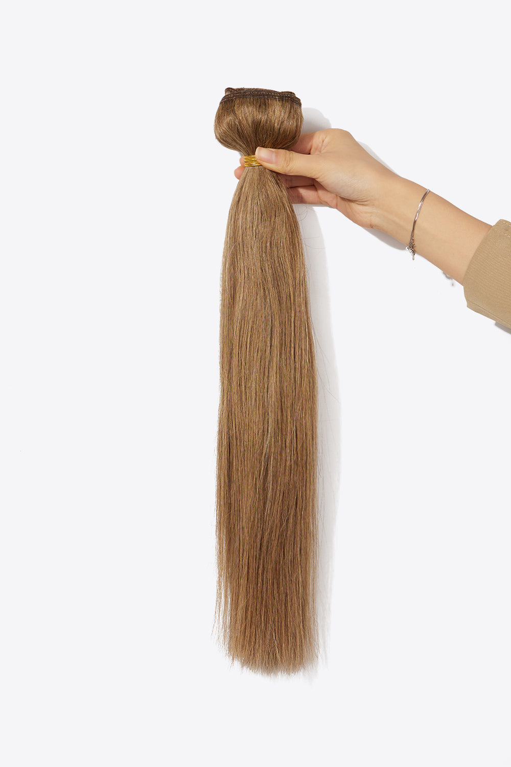 Keep Me Elegant Long Straight Clip-In Hair Extensions 18" Human Hair